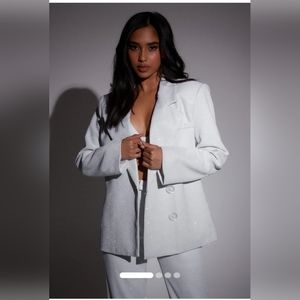 White Petite Paloma Blazer Medium SLA the Label